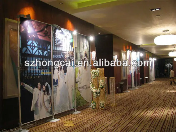 Portable backdrop banner stand exhibition trade show