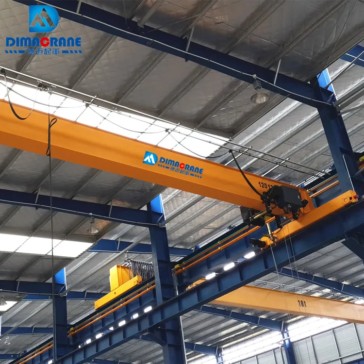 
Best-selling 15 ton 16 ton overhead crane single girder beam bridge EOT crane for Injection mold factory price 