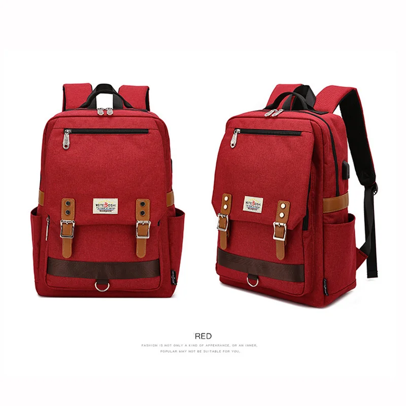 korean design pack backbag China promotional teenager bag backpack with usb port