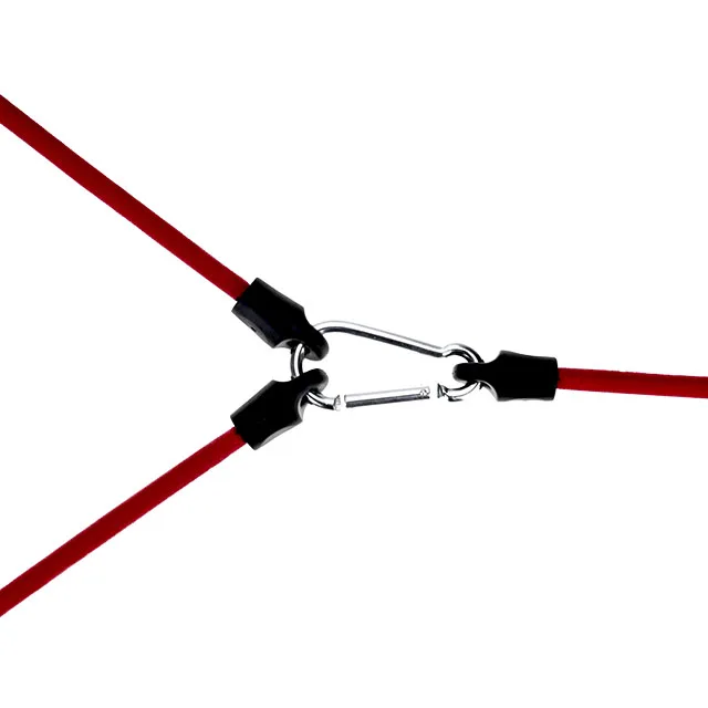 10mm multi-function luggage rope bungee cord with safety carabiner hook