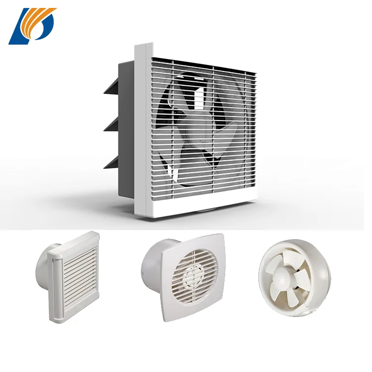 
APB 240V powerful square type wall mounted bathroom window extractor fan 