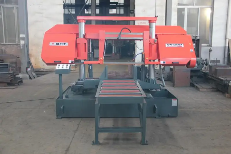 
Cutting Band Saw Agree Angle Metal GW4250X Double Column Horizontal 0-45 Manufacturing Plant,metal Cutting 500*500mm WEILISHI CE 