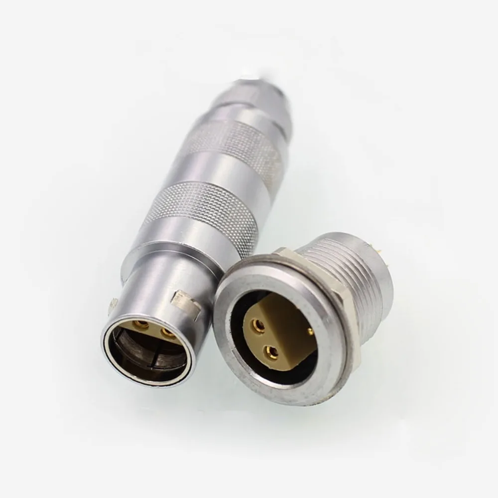 Compatible Metal 00S 0S 1S 2S 2 3 4 5 6 7 8 Pin LEMOs FFA ERA Half Moon Connector