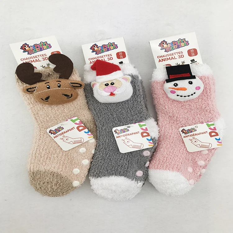 
3D cartoon tube sock baby children socks with animal 