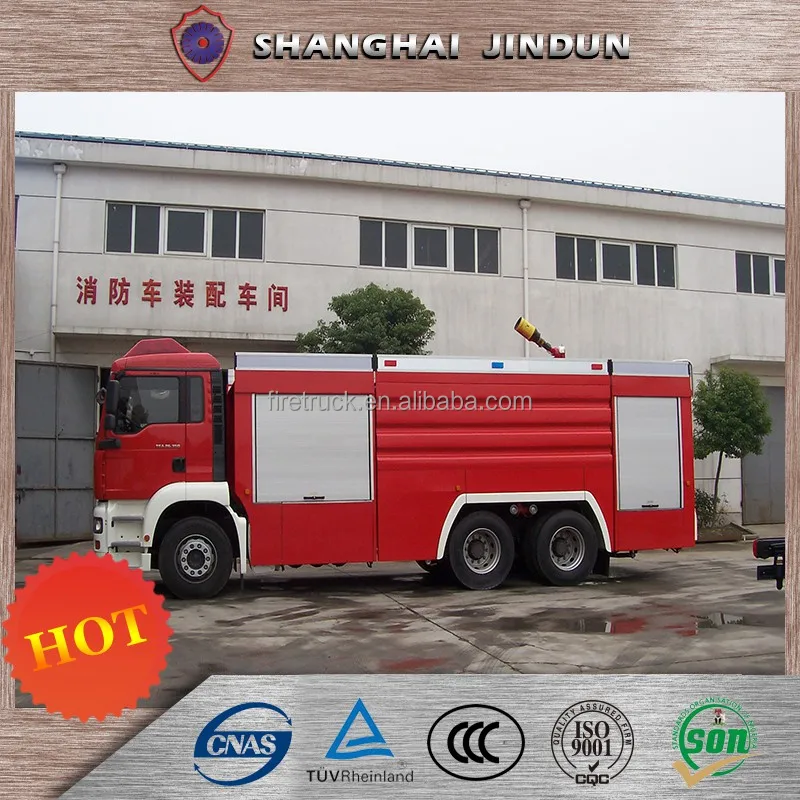 Medium Duty 12000kg Agent Capacity Water and Foam Tanker MAN Fire Truck