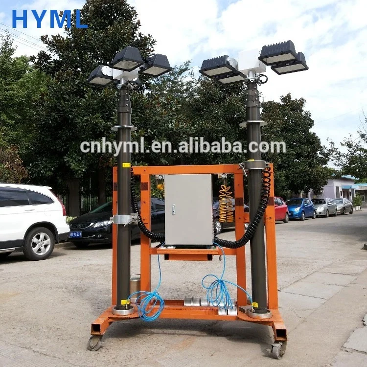 telescopic mast light/telescopic light tower
