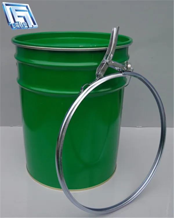 
UN 5 gallon steel stainless paint container/ pail for coatings 