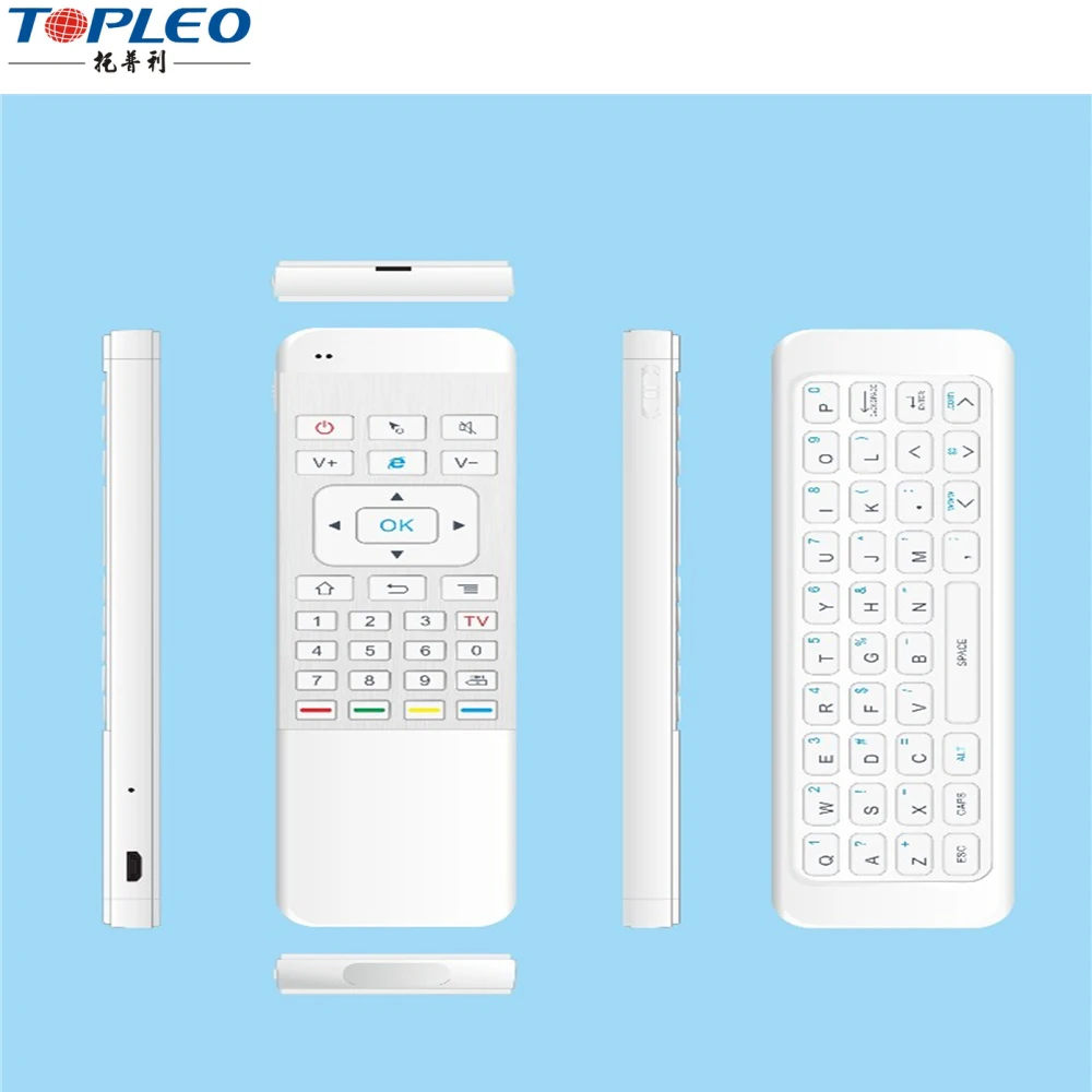 Универсальный 2.4 г master tv fly air mouse remote control для android box с воздуха мышь клавиатура подсветкой