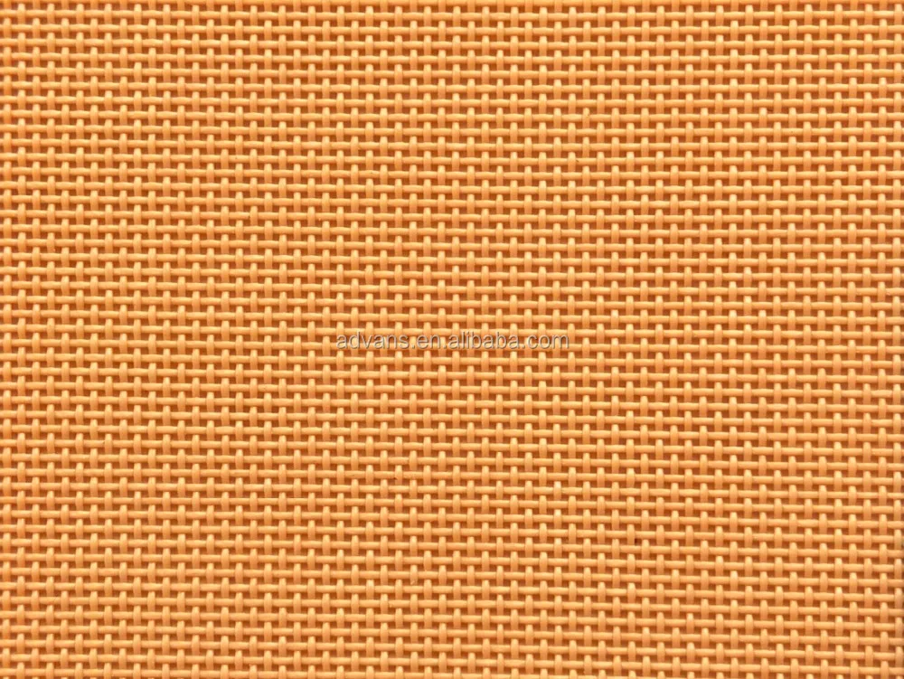 
1*1 Weave Pink Color Batyline Sling Marine Vinyl PVC Woven Polyester outdoor furniture Mesh Fabric 