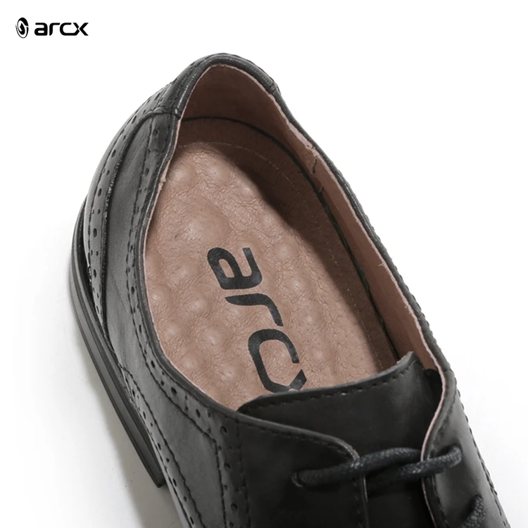 ARCX Wholesale Fashion Design Full Brogue Style Men Genuine Leather Shoes