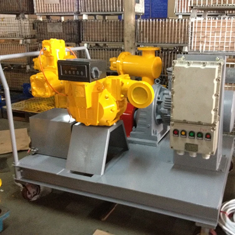 Bestfueling mobile diesel flow fuel unit with bulk PD flowmeter vane pump