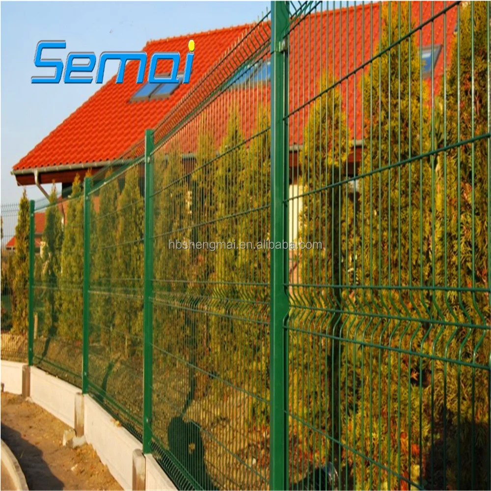 Высококачественное оцинкованное ограждение двора с покрытием из ПВХ, сварная проволочная сетка, забор (ISO9001; Производитель)