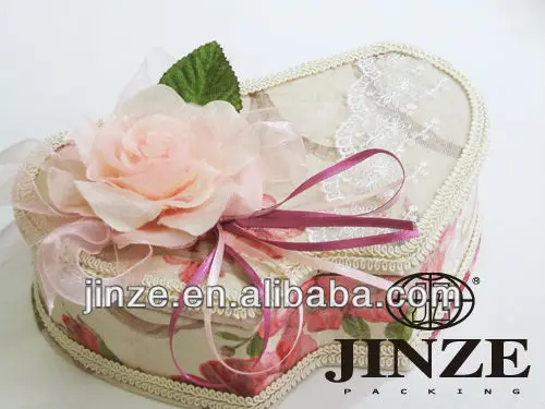 горячую ткань коробка ювелирных изделий