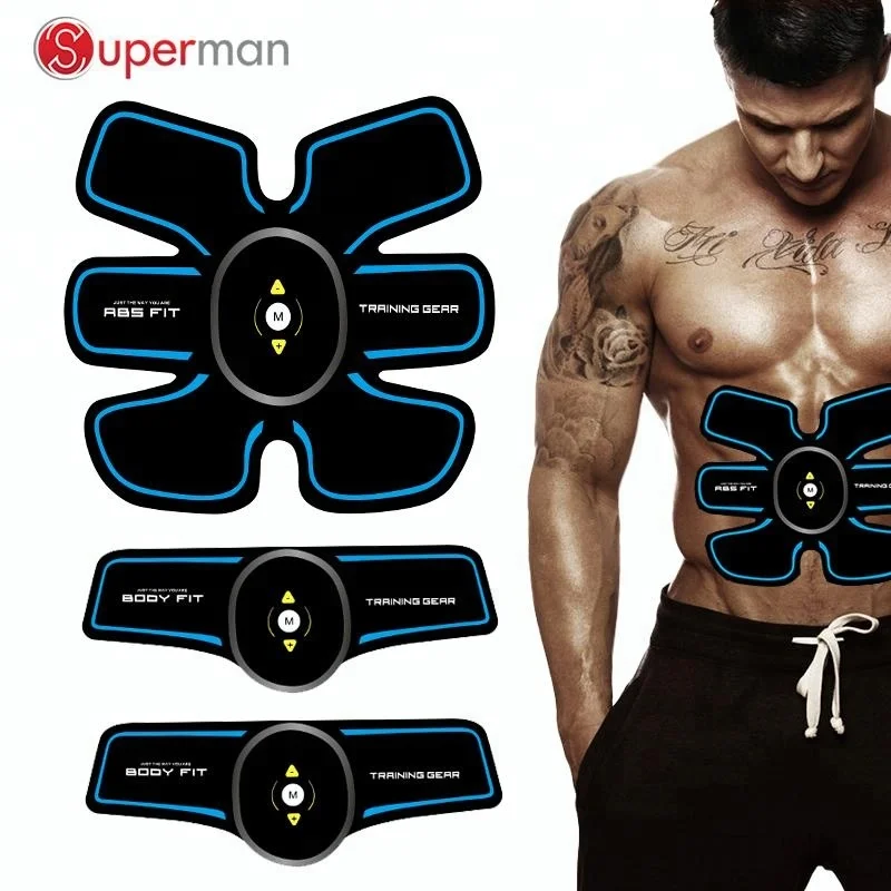 HUIFAN ABS Toner, EMS Muscle Trainer, Abdominal Toning Belts, Wireless Body Gym Workout Fitness Equipment For Abdomen/Arm/Leg