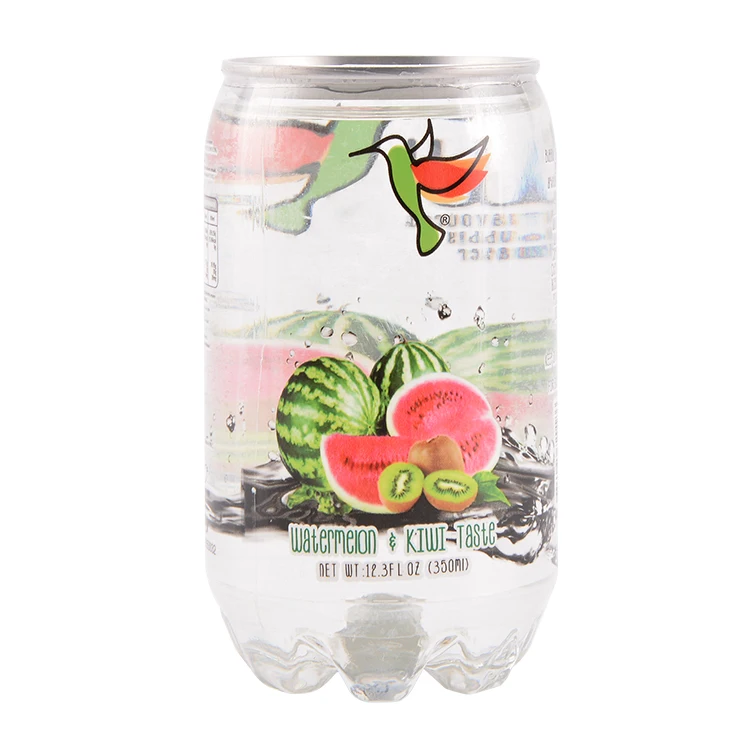 
350ml hot sale Canned peach flavor carbonated soft drink 