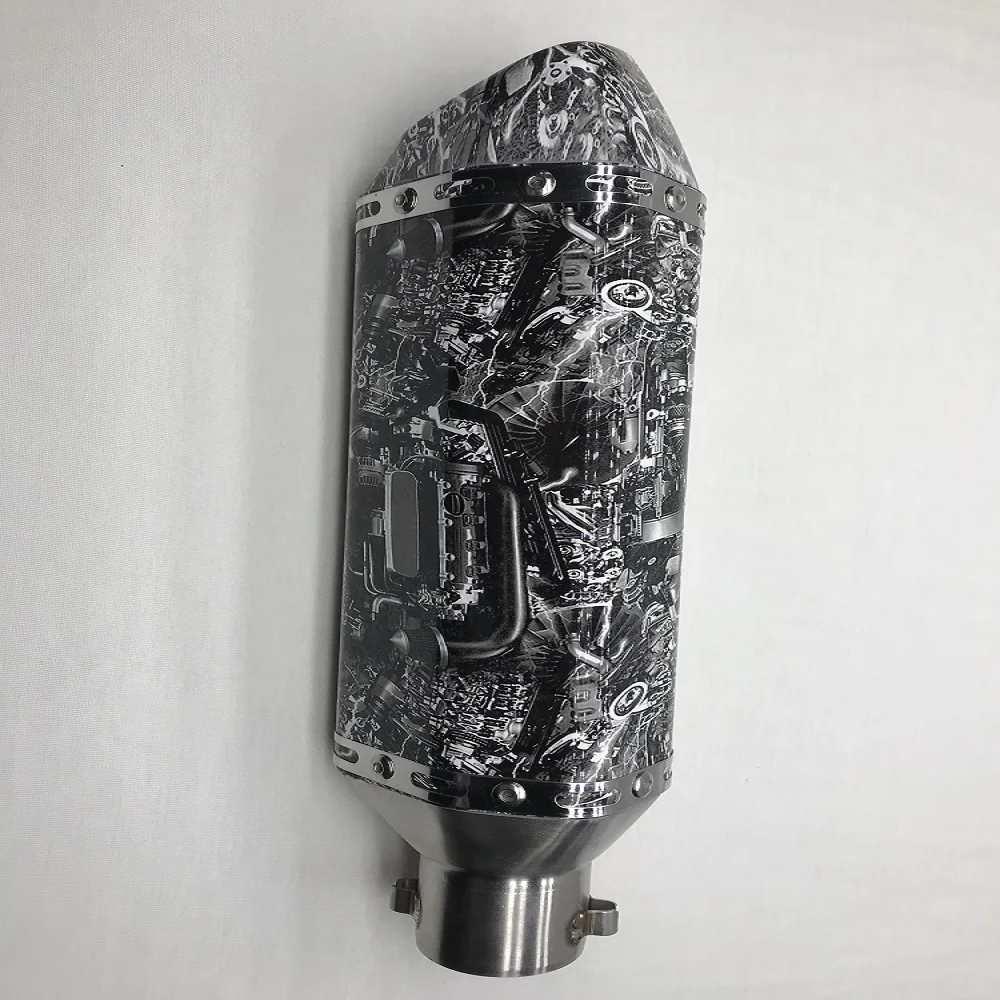 
CRAZY OLD MAN modified motorcycle exhaust muffler RY4 Hexagonal for 150-400cc motorcycle exhaust system 