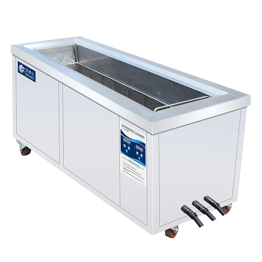 1500W Ultrasonic Washer 96L Soak Tank Stainless Steel Gun Parts Bullets Hardware Tube Ultrasonic Cleaner with Digital Heater