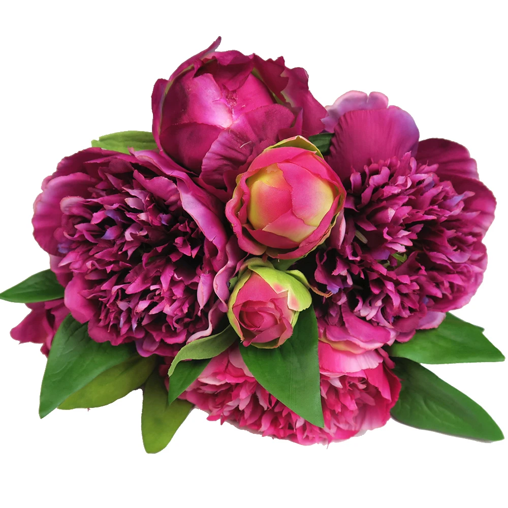 Artificial Flowers Silk Peony Bouquet For Wedding Flowers Arrangement Artificial Peony Bridal bouquet artificial flowers