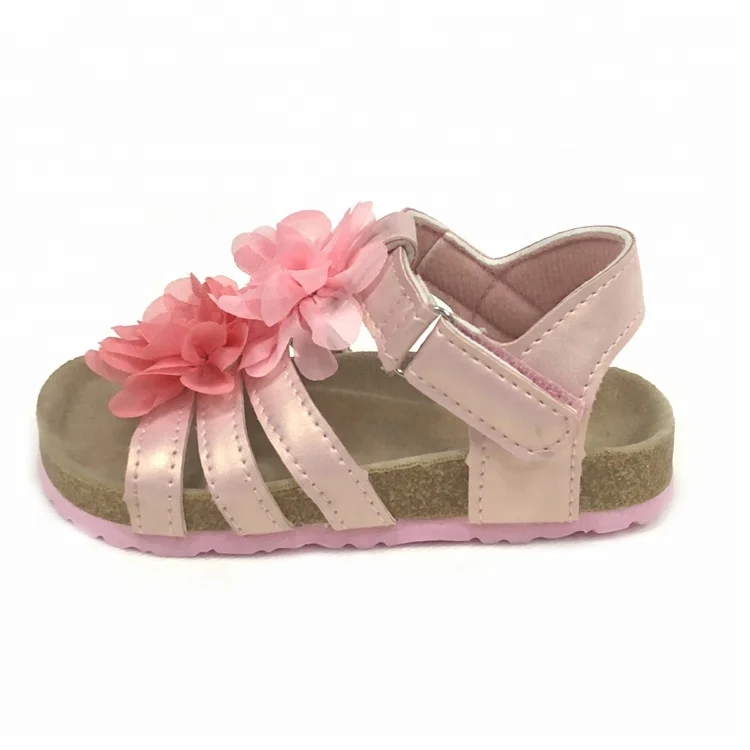 
new design comfortable children shoes little girls flower sandals 
