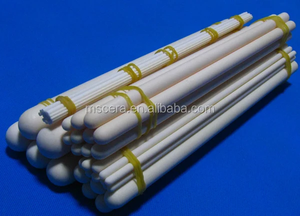 Alsint 99.7% ceramic thermocouple protection tube