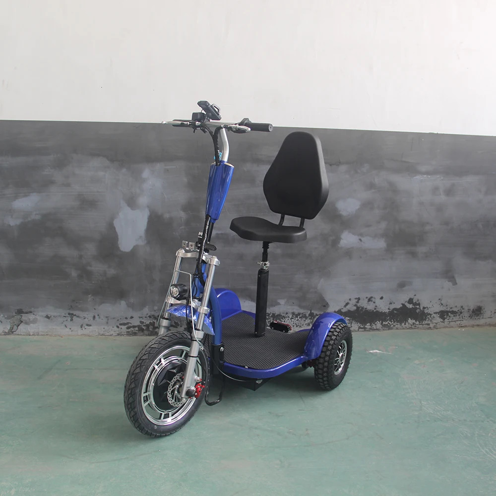 Wholesale New 3-Wheeled Electric Scooter Rear Motor Drive Lithium Battery 1000w Power Bluetooth Smart Disc Brake Seat