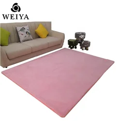 Factory Wholesale Polyester Soft Faux Rabbit Fur Carpets And Rugs For Living Room With Anti-slip Backing