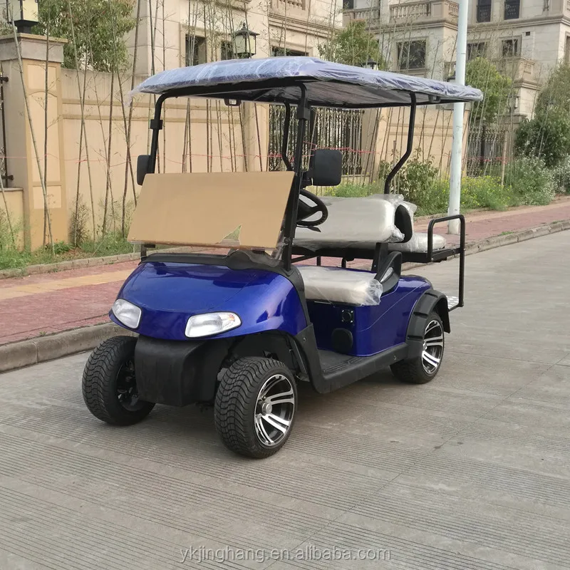 jinghang 2+2seats sightseeing vehicles 4seater gas golf cars for children