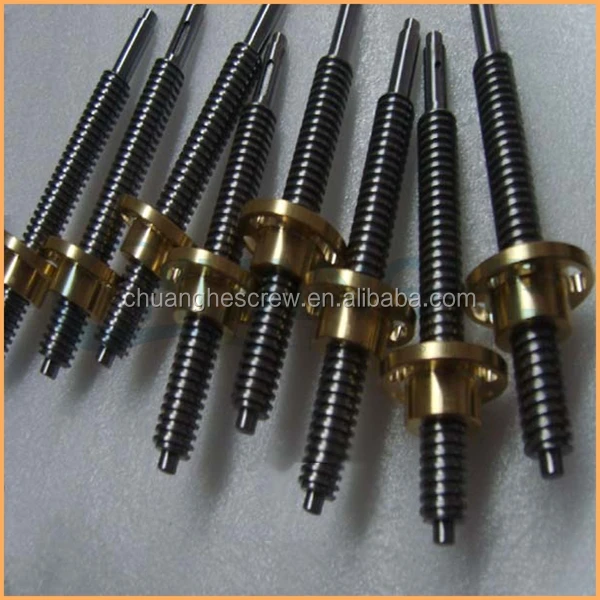 Chuanghe sales ball lead screw sfu1004 with special screw nuts