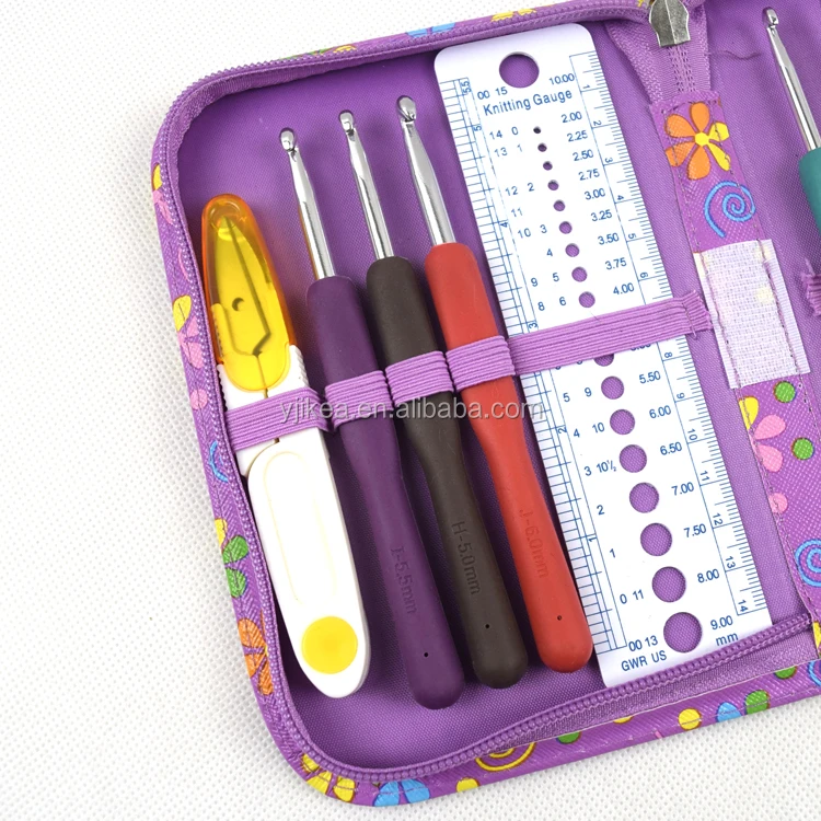 High quality 33pcs Accessories Plastic Wool Knitting Loom Crochet Hook Set