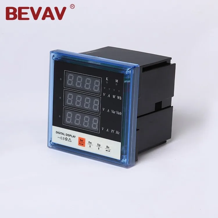 
Three-Phase Multi-function electric Lcd Display 3 phase 4 wire energy power meter with rs485 modbus 