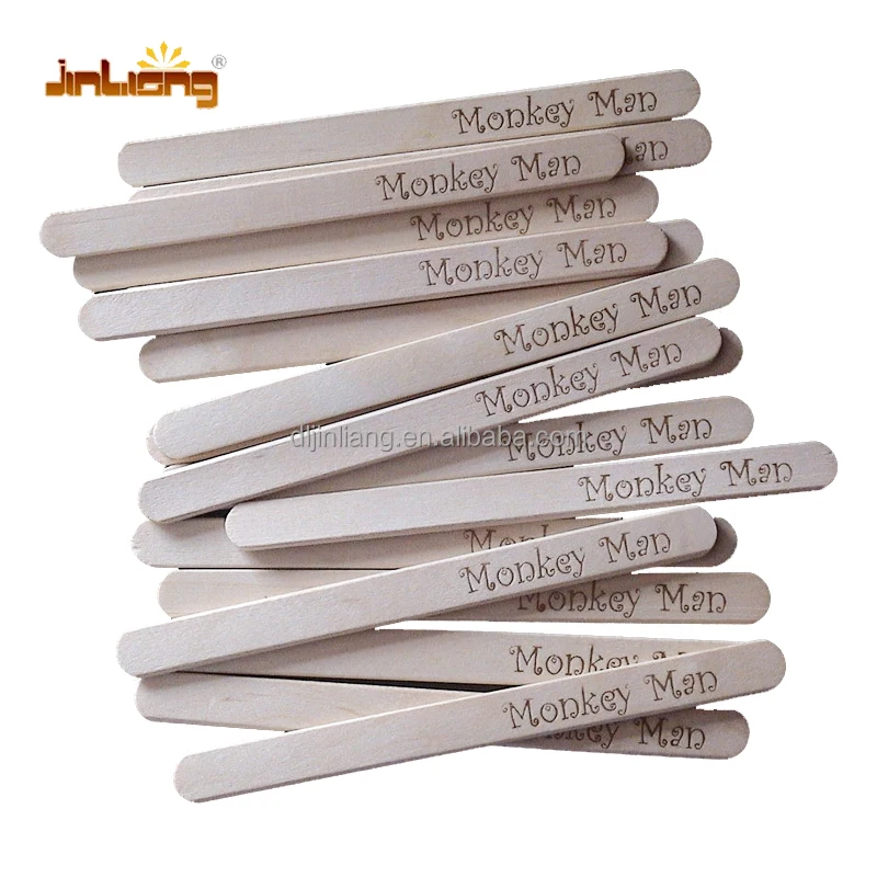 Hot sale custom wooden popsicle sticks