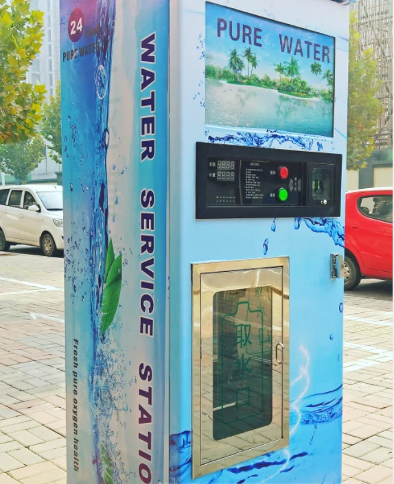 standing style commercial reverse osmosis water purifier ro water vending machine