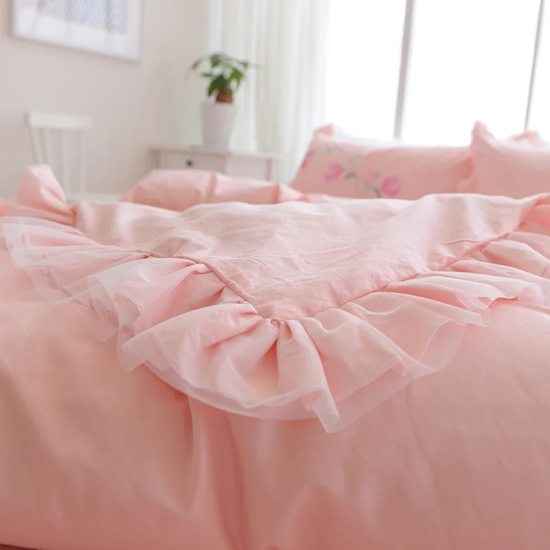 
Wholesale China manufacture embroidery country cotton luxury girls bedding set bed sheet comforter duvet cover bedspread fitted 