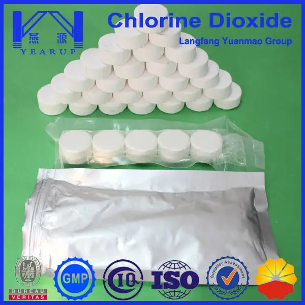 
Swimming Pool Chemical / Swimming Pools Sterilization Chlorine Dioxide / Chemical of Water Treatment for Sale 
