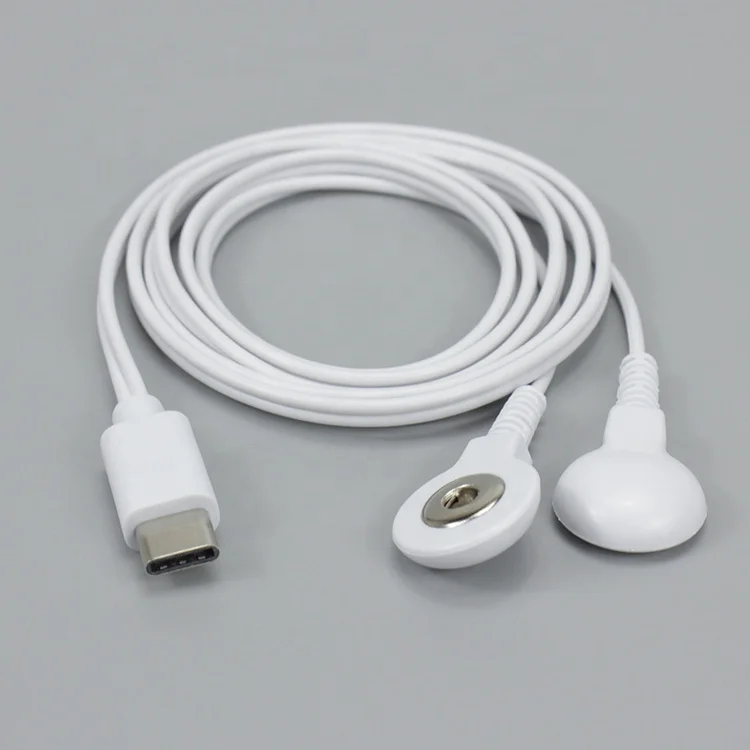 Snap tens lead wires ECG cable medical cable for surgical instrument type-c