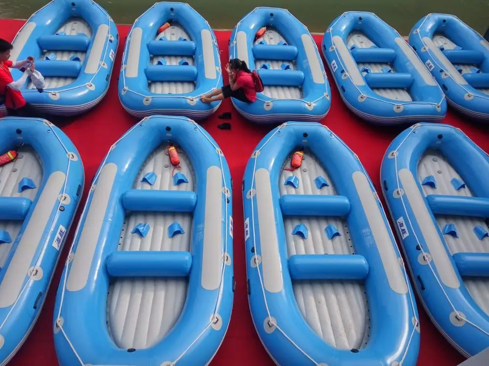 2021 Чемпионат мира по рафтингу Ziyuan GuangXi рафтинг гоночная лодка Белый водный плот