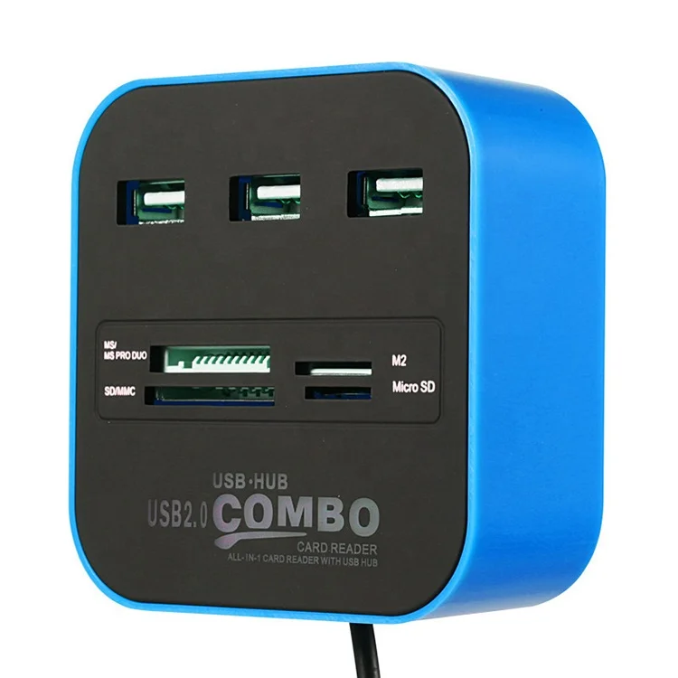 new product ideas 2019 colorful  OTG 7 in1 USB hub High Speed 3 Usb Ports Hub Cheap factory price 480Mbps transsion