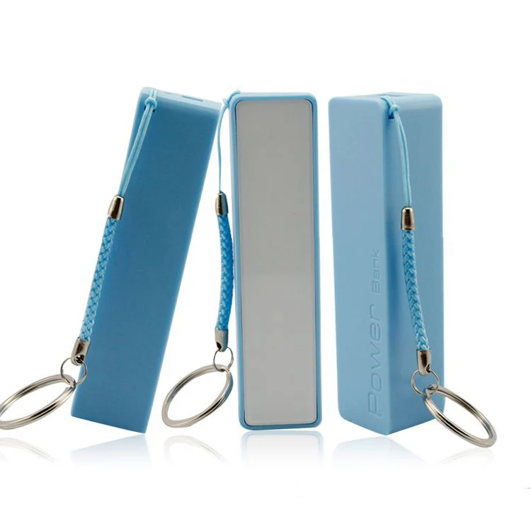 ULcertified Mini Gift 2200mah Perfume Keychain Mobile Phone Power Bank Logo Custom Square Colorful External Battery Charger