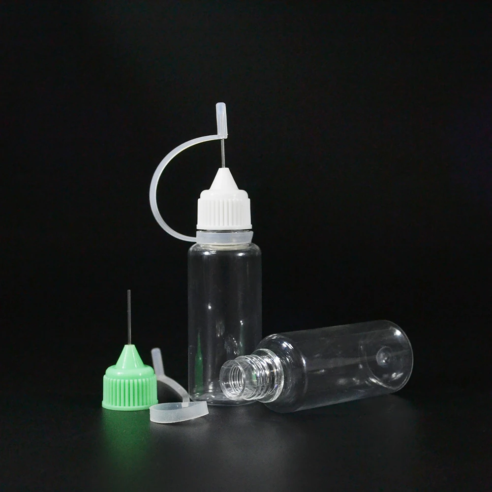 PET 2 oz 60ml 4 oz 120ml 5oz 150ml plastic Glue Applicator Needle Squeeze Bottle for DIY Craft Painting