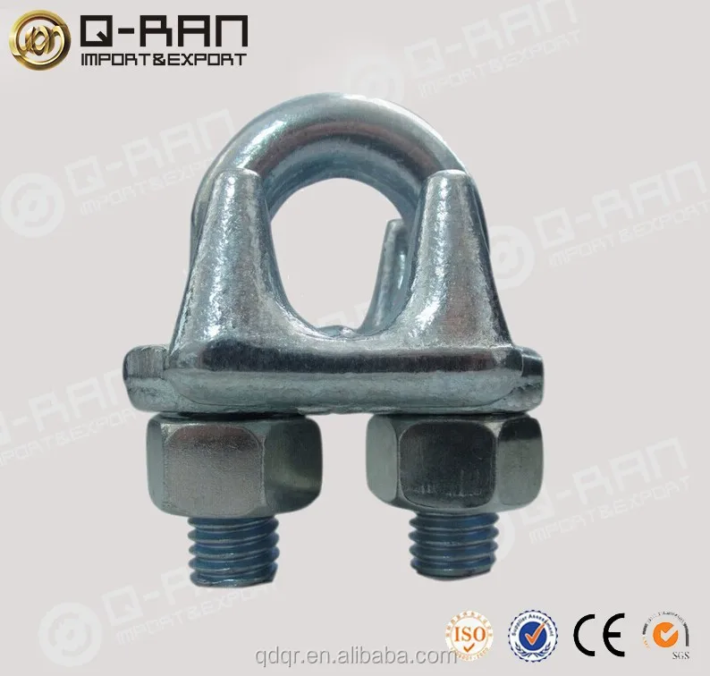 
US Type Drop Forged Wire Rope Clip Metal Cable Clamp 