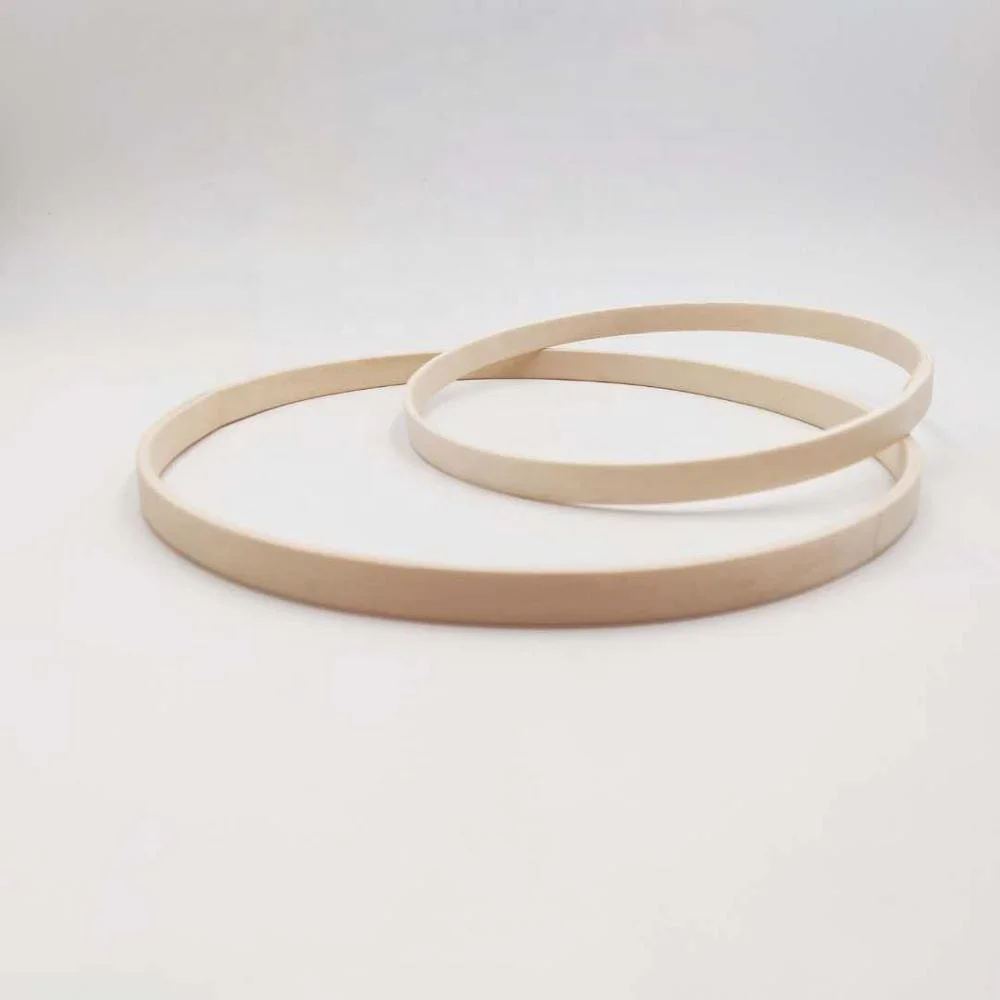4/6/8 inches plywood multipurpose tool round circle wooden hoop for crafts