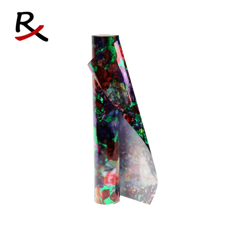 5119# multiple color Hot Stamping foil holographic foil fabric & leather hot transfer laser foil