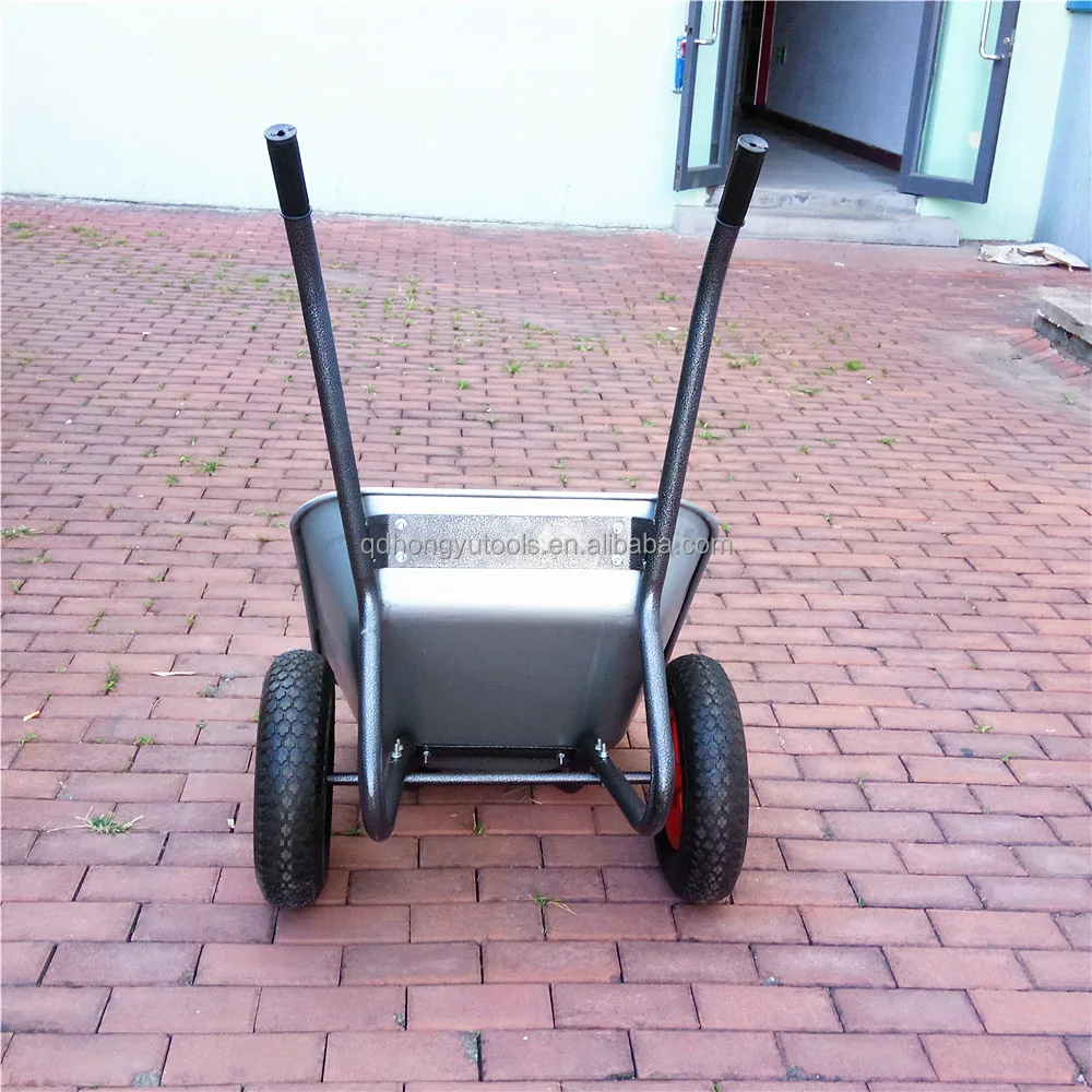 High quality low price wheelbarrow with double wheel
