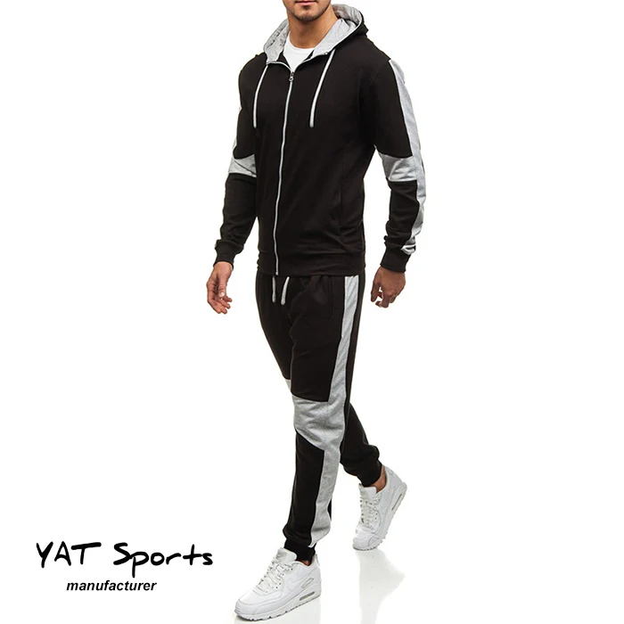 custom design men track suits sportswear gym fitness workout wear polyester spandex tracksuit jogging suits men