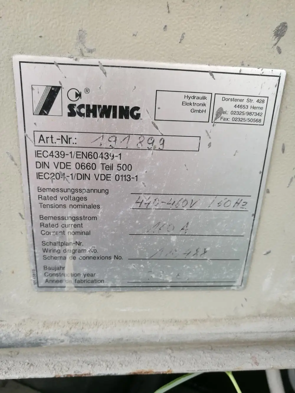 BP1800 electrical used concrete pump