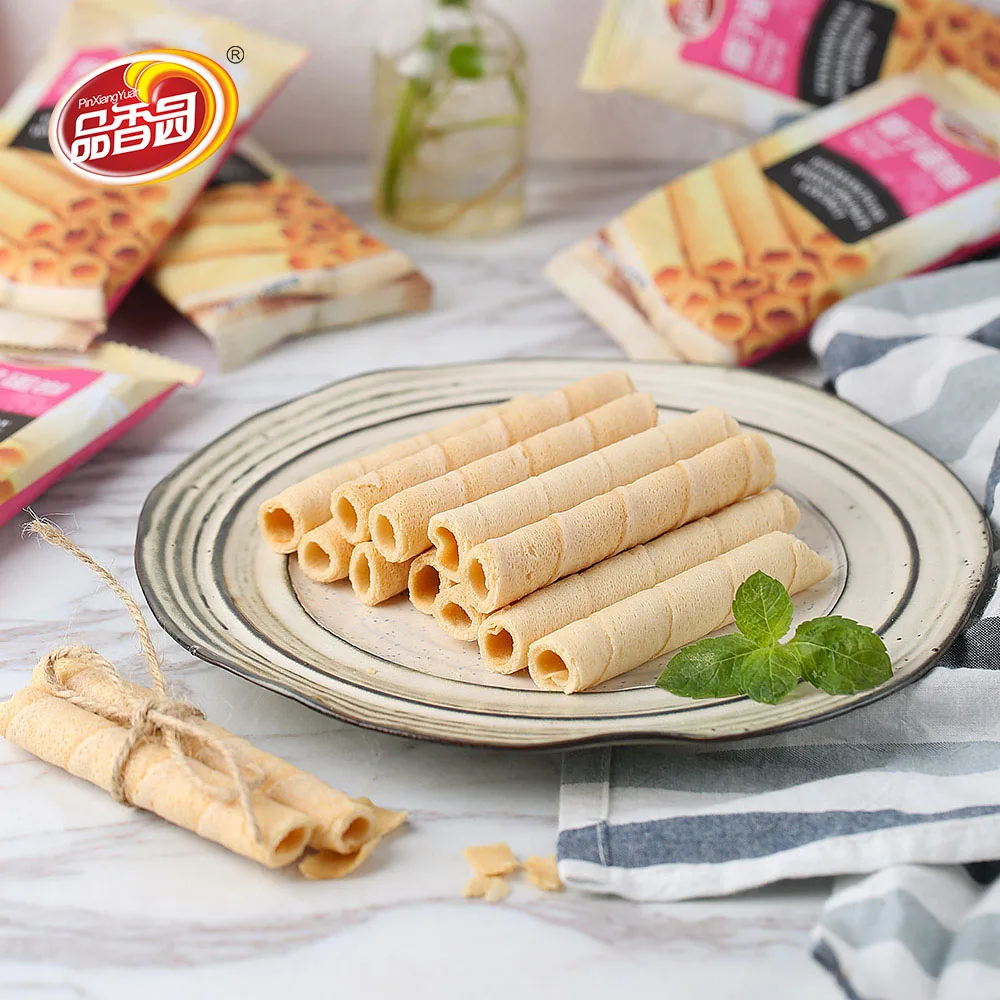 Coconut Snack Crispy egg roll biscuit