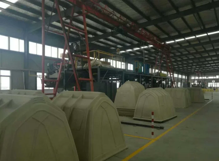 Customized rotational plastic calf house