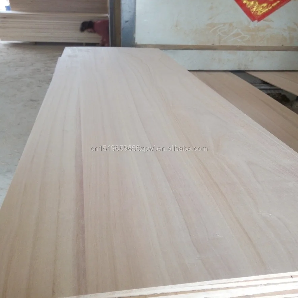 Manufacturer price paulownia edge glued panels, solid wood board