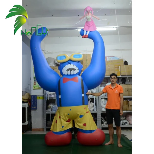 Огромный черный надувной Kingkong/Monkey /
