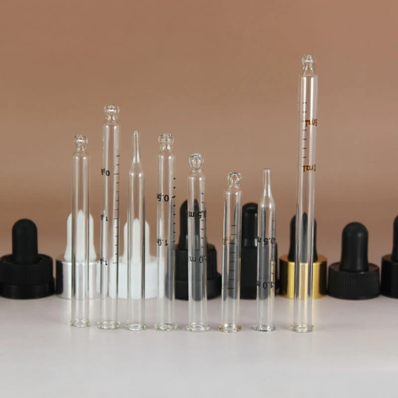 2019 new empty hyaluronic acid glass ampoule with opener